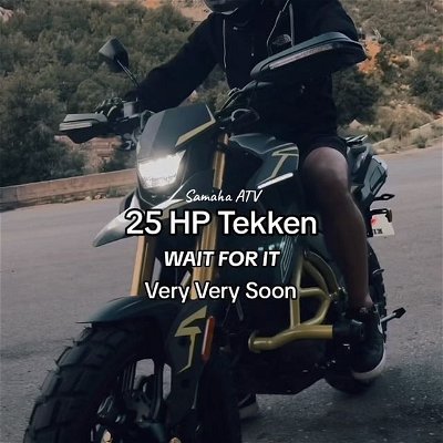 25 HP Tekken! Wait for it! Very Very Soon!! 
Only from Samaha ATV
contact: 79 13 17 38 🇱🇧 
#samahaatv #tekken #tekken25HP #lebanon