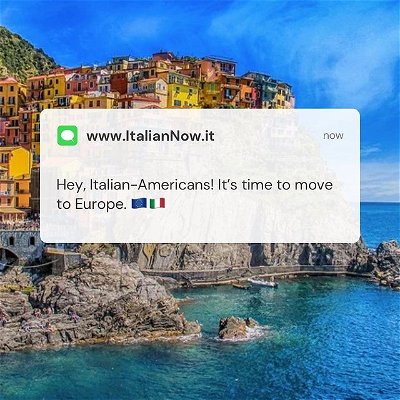 If you have Italian ancestry, you might qualify for EU citizenship! There’s never been a better time to move to Europe. Find out if you qualify at www.ItalianNow.it!

#italy #italiancitizenship #juresanguinis #EUcitizenship #AmericanExpats
