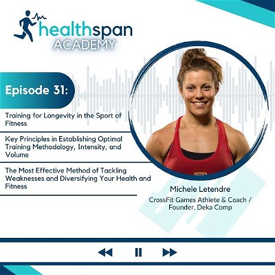 In this week's episode of Healthspan Academy, I caught up with 6-time CrossFit Games Athlete and world class coach, Michele Letendre. We discussed her journey as an athlete and the transition to coaching. Michele revealed some brilliant insight to injury prevention, improving weaknesses, and establishing long-term high level function.  

Michele has always been a competitive athlete. She competed in Water Polo and Swimming early in her athletic career. After falling in love with CrossFit, she made it to the CrossFit Games six consecutive years with her best performance being a fourth place finish in 2014. After retiring from competition, Michele quickly established herself as an elite coach in the sport. She has been head coach of multiple CrossFit Games athletes, including podium finishers Patrick Vellner and Laura Horvath. As founder, co-owner, and head coach of Deka Comp, she provides programming for both individuals and fitness facilities. 

To learn more about Michele and her programs, check out Deka Comp:  @dekacomp

*** Please note that the content discussed in this podcast is intended for self-education and is not to be interpreted as medical advice.