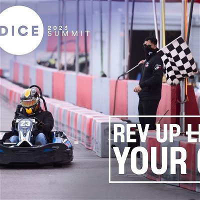 Good people, great conversations, and fast racing! Thanks for a great #DICE2023! 

#RevUpYourGame #DiceKarting
