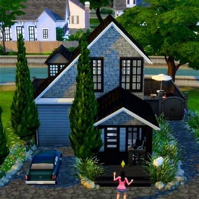 Hi everyone! Long time no see🥲 lol here’s a Little something something I built on sims! Featuring a freaked out sim from a fire she caused😂😂 

This is a 1br/1br loft style home, with a convertible dining space, for an additional room or for expanding your family! This is perfect for a single sim or couple with a child. There is also a nice sized pool, and a back patio area perfect for chilling in the sun, or grilling some food with friends or family!

Im absolutely obsessed! Would you guys want to see more of my builds?👀🥹

Tiny life update: I have been working and I’m going back to school in March. I’ve been playing sims 4, Fortnite, and Disney dreamlight the most. Getting back into animal crossing too, so stay tuned🥰 Also planning to start twitch streaming so stay tuned for updates!

Hope everyone is well, and I will try to post more on here when I can❤️ 

#sims4 #lifeupdate #gamingcommunity #gamer #gamergirl #game #sims #simstagram #simslife #explore #simsfyp #fyp #sims4build #simsbuild