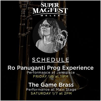 Hi all! I hope you’re doing well!

I have a big announcement today—I’m performing at MAGfest this year, TWICE! First, I’m jamming it up with my husband @ropanuganti at his Prog Experience, and then I’ll be donning my concert black with @thegamebrass on the MAIN STAGE! I’m super hyped, and I hope you are too :) See ya there!

#trombone #tromboneplayer #magfest  #magfest2023 #videogames #gaming #vgm #gamemusic #videogamemusic