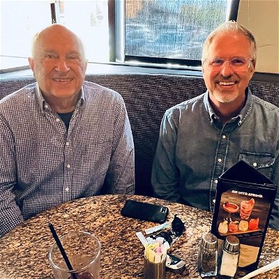 Had lunch yesterday with my high school principal from 40 years ago.  He has also been a great friend of my families for the past 50 years.  Was good reminiscing about my parents and good times past.
