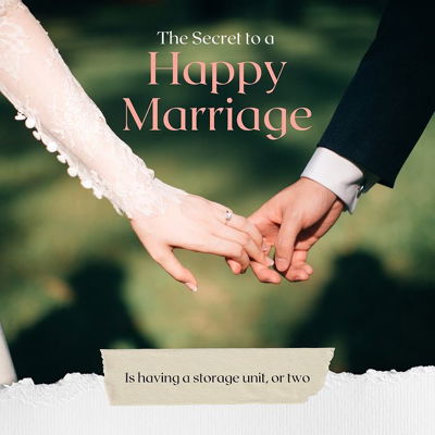 For better or worse, there is storage for the things for which you cannot part!  When two become one, there may not be room for everything.

www.metroeastministorage.com

#metroeastministorage 
#metroeastmegastorage 
#happymarriage 
#happywifehappylife 
#storageforlife 
#gettingmarried 
#weddingseason 
#goingtothechapel 
#ministorage 
#selfstorage 
#householdstorage
