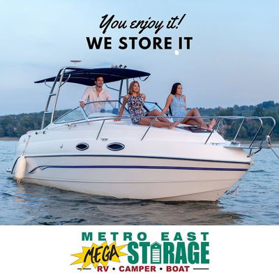 Let us securely store the things that you enjoy!  Metro East Mega Storage offers enclosed, individual storage for RVs, Campers and Boats.  Unit sizes include 14x25, 14x35, 14x40, 14x45, 14x50, 14x75 (pull through) and 3-sided covered parking.  Electric service provided in each unit. 

5222 Chain of Rocks Road,  Edwardsville, IL 62025
618-205-8335
www.metroeastministorage.com

#metroeastmegastorage 
#rvstorage 
#camperstorage 
#boatstorage 
#securervstorage 
#rvsecurestorage 
#commercialstorage 
#residentialstorage 
#notallselfstorageisthesame 
#comeseeforyourself