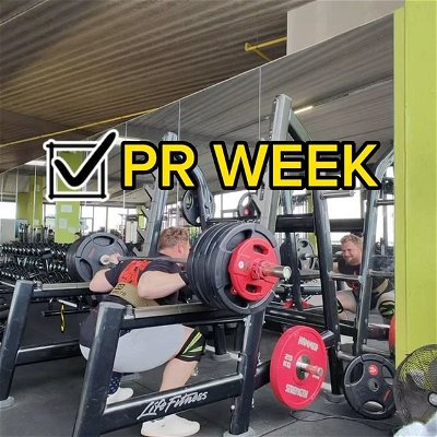 💪🏻 PR WEEK 💪🏻

Make it happen, shock everyone. 

In approximately 16 weeks i have beaten all my personal records and i’m so happy about it. 

Bench 180 VS 150
Deadlift 260 VS 220
Squat 240 VS 200

“Me VS me.” 
You should work out to make yourself better not to be better than someone else.