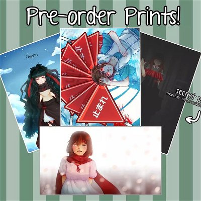 Hey-! I'm currently tabling at DazeCon! At the moment I have some prints for PRE-ORDER - if you're interested please consider checking out my just-opened store!⁡
⁡
⁡⁡⁡https://decassni-store.company.site/⁡ (also in bio.)
⁡
I'm super new to setting up stores so please let me know if there's any issues and I'll see what I can do.⁡ I'll keep pre-orders up for a week? I think. If my print sizes are wack, I'll adjust it if it's a majority opinion.
⁡⁡
DazeCon attendes also get 15% off my commissions in celebration of Kagerou Project!⁡
⁡⁡.⁡
⁡#art #preorder #prints #dazecon #dazecon22 #kagerouproject
#kagepro #kageroudays #kageroudaze #mekakucityactors#heathazedaze #heathazedays #ayanotateyama #hibiyaamamiya #azamikozakura #カゲロウプロジェクト#カゲプロ