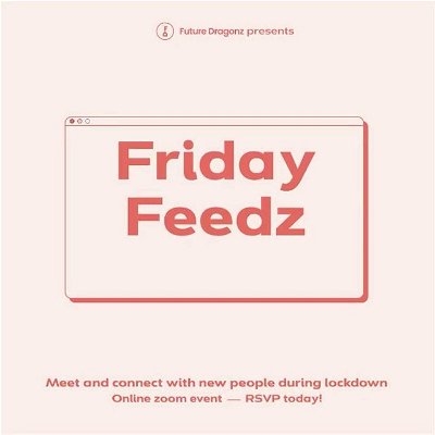 🚨 IF YOU DISPLAY ANY OF THE FOLLOWING SYMPTOMS 🚨 : 

- bored
- sick of talking to the same people
- no more shows to watch

Then your cure is to join us for a special Friday Friendz Zoom session on Friday 10th September at 7:00pm! 

Register now to our free event - however we encourage donations, however small, to @asianfamilyservices , who do amazing health and wellness support work in our community. Link to register in bio!