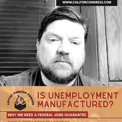 We need jobs now! A #federaljobguarantee is the answer.... Find out more at our upcoming #paneldiscussion. #left #leftist #progressive #socialism #socialist #politics #job #jobsearch #economy #economyclass #economics #mmt #democraticsocialism #democraticsocialist #minimumwage #ubi #poverty #endpoverty #poorpeoplescampaign #poor #retailjobs #barrista #fightfor15