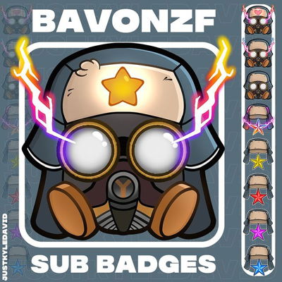 Sub Badges for BavonZF on Twitch 🎉
I need to remember to post here, huh :| #Streamer #Twitch #commissions #DigitalArt