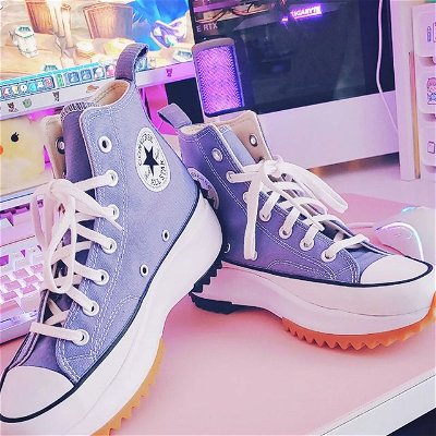 I deserve treats so I got myself these chonky babies 🥺💕

I've wanted hightops for a while so I got these! they're platforms and -omg- they're so incredibly comfy. I can't believe it.

also... purple. 💜 ♡⁠(⁠Ӧ⁠ｖ⁠Ӧ⁠｡⁠)
.
.
.
partners:
🍓@timemelwasted 
🍓@cxmpanie 
🍓@nerine_crossing 
🍓@benji.kit
🍓@ginger.meki 
🍓@silentedheart 
🍓@_milli.mille_
🍓@itsadorebabygirl
🍓@ruby_ridinghood 
🍓@london.otaku