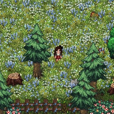 I absolutely LOVE modded stardew. Flower Valley and Wildflower mods have made this absolutely stunnin scenery in my summer year 1 farm. Pls can i pack my stuff and move here? 🤍

•
•
•
•
•
#stardewvalley #stardew #moddedstardew #flowervalley #cottagecore #springcore