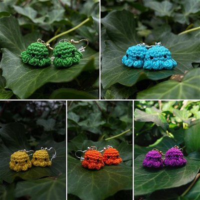 Crochet little octopus earrings are unique and would add additional whimsy to your outfit. 😊
#amigurumi #amigurumilove #crochetearrings #accessories #handmadewithlove #giftideas