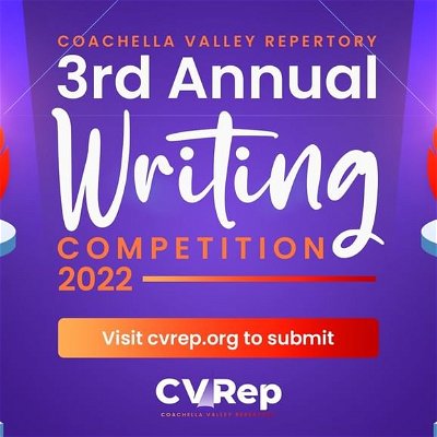 Calling all middle and high school students!!! 
Have you written a groundbreaking screenplay or composed a lyrical composition? Why not submit your creative piece for cash prizes!?

CVRep's 3rd Annual Youth Writing Competition has extended the deadline to submit  until September 30. Pre-register at cvrep.org.
#writingcompetition #cvrep #youngwriters #summer #youthwritingcompetition
