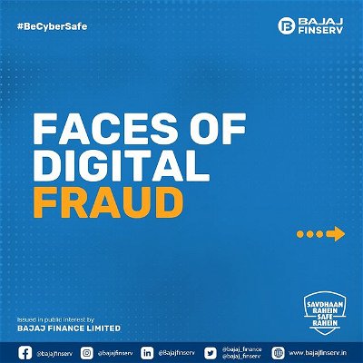 How can you tell that a job offer is a #scam?
👉The offer is too good to be true 🤨
👉The offer doesn't give any job description 😒
👉The offer emotionally blackmails you to pay upfront money 😤
Keep an eye out for these obvious signs of #JobFraud. Stay aware, stay safe!

#SavdhaanRaheinSafeRahein #DigitalSafety #BajajFinserv #BajajFinance #BeCyberSafe #RBI #CyberSecurityAwareness #StayAlert #StaySafe