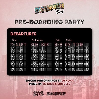 NYC! Excited to DJ @thedigilogue Pre-Boarding Party at @snsbar.nyc next Thursday, September 8th from 9-11pm. RSVP link in my bio!