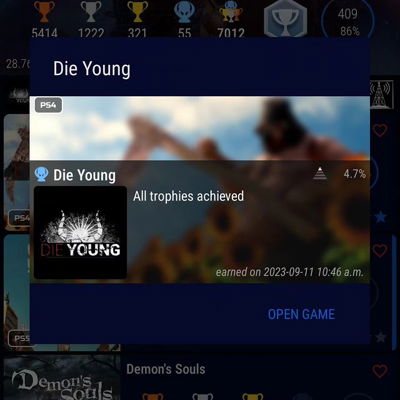 #platinumtrophy number 9 this year and 55 over all. Let's get it!  Game was great. #savescumming
Helped with this one. #dieyoung 

#playstation5 #playstation #platinum #Twitch #trophyhunter #twitchstreamer #trophygrind #trophy #twitchtv #ps #platinumgrind #platintrophies #PotatoAimRyan #playstiontrophies #rackemup #letsgo