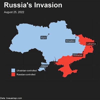 Map update of #Russia's invasion into #Ukraine.

Map data from @liveuamap. Made with #R, #RStudio.

.
.
.
.
.
.

#Russia #Ukraine #UkraineWar #internationalrelations #refugees #Kharkiv #ukraine🇺🇦 #saveukraine #data #GIS #dataviz #stopwarinukraine #russianinvasion #datavisualization #donbas #kyiv #crimea #politics #worldpolitics #moskva
