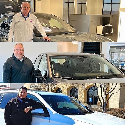 Congrats to our top sales performers of January! All together these 3 guys sold over 38 vehicles! Thanks for helping our customers get their car their way! Pictured :Cal Gilbertson Newton.  Shawn Teichmann Hutchinson. Joel Correa Salina