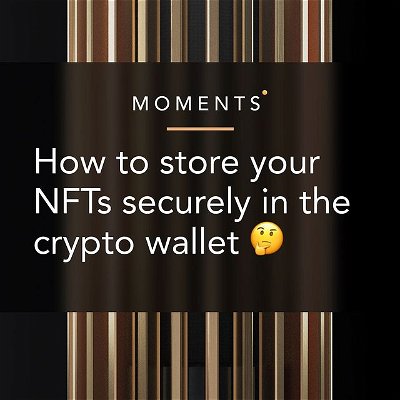 Have you set up your crypto wallet yet?🤔

You need a cryptocurrency wallet for both buying & holding your NFTs after the purchase. 
There are two types of them: Software & Cold Storage Hardware Wallets. 
🧑‍💻Software. Two of the more popular ones are Metamask and WalletConnect and we offer both on your platform. #MetaMask is one of the most secure wallets for receiving NFTs. It's connected to your web browser as an extension where you can hold NFTs and spend ETH. It also supports iOS & Android. 

💥We'll be launching our own wallet with fabulous perks for our community soon - so stay tuned on that!

🔑 Hardware. Putting NFTs on a hardware wallet is the most secure option. Hardware wallets are the most secure because your data is kept offline and protected by a device password. An example of these wallets is #Ledger & #Trezor. Keep in mind to be protected, only order those from the manufacturer’s website.

Follow Moments for more NFT content. 

#nfttips #blockchain #momentsauction #nft #crypto #cryptowallet #eth
