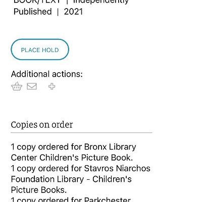 I am ecstatic to announce that you may now check out my award winning children's book Mommy and Daddy Do You Still Love Me Anymore? at the New York Public Libraries!!!
https://browse.nypl.org/iii/encore/record/C__Rb22717308__SFrenchaire%20Gardner__P0%2C1__Orightresult__X2?lang=eng&suite=def  #NYPL #NewYork @nypl
