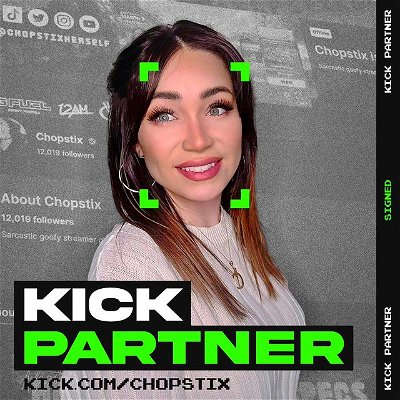 OFFICIALLY SIGNED WITH @kickstreaming AHHHHH 🥳💚🥂

It's been a wild journey over the past 3 years and as of recently, as scary as it was, we decided it was time for a new chapter on a platform we can thrive even more than before! I am so appreciative of our community. You all have had my back since day 1. This wouldn't be possible without you. Thankyou from the bottom of my heart 💖💚 
CHOPPY FAM RISING 🥳🔥

#kick #kickstreaming #kickpartnered