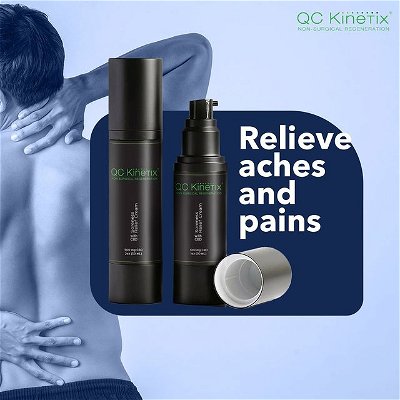 Are you experiencing aches and pains that make conducting your daily activities difficult?

Our QC Kinetix topical soreness cream is designed to help provide you with fast-acting relief for your musculoskeletal aches and pains.  Our unique combination of potent anti-inflammatory ingredients can help you deal with aches and soreness due to both chronic and acute conditions.

Shop now on our website! Link in bio 🏃