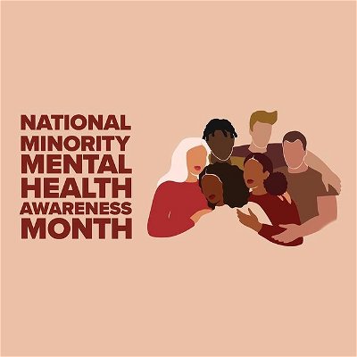 🌟 July is National Minority Mental Health Awareness Month! 🌟 Mental health is a critical aspect of overall well-being, yet it often remains overlooked within racial and ethnic minority groups. This lack of conversation can increase the challenges these communities face in accessing mental health resources and support.

During this month, let's spread awareness on the disparities and obstacles that minority individuals encounter when seeking mental health care.

🤝 Join us in breaking the stigma and promoting open dialogue about mental health in all communities. We stand committed to providing a safe space for our members to discuss and prioritize their mental well-being. Remember, seeking help is a sign of strength, and we encourage everyone to take steps towards better mental health! 💚 #minoritymentalhealth #prioritizementalhealth