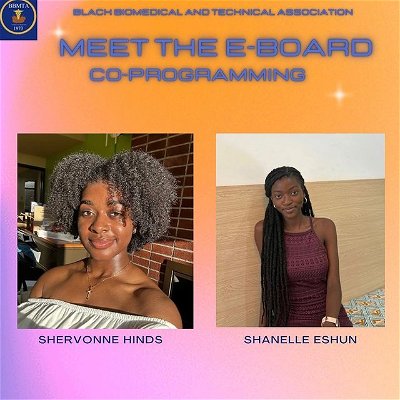 Meet the E-board🫶🏾
Programming!
Shervonne and Shanelle✨