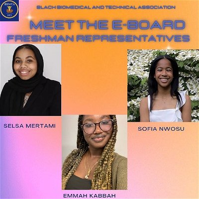 Meet the E-board🫶🏾
Freshman Reps!
Selsa, Emmah, and Sofia✨