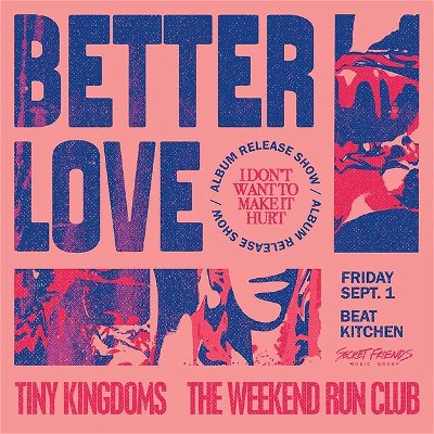 Only 2 weeks until our album release show!!! Incredibly honored to have @tinykingdomsil and @weekendrunclub join us for this special night. 

Ticket link is in our bio 

Also, huge thank you to @brisketseabreeze and @kickstandproductions for putting this show on for us 💗