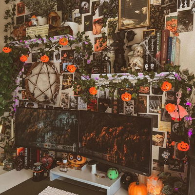 fall desk update 🎃🍂🕷️

I love my new desk vibes! it feels so cozy. my goal is to get better at taking pictures, so hopefully I can get inspiration soon 🖤
 
(my biggest struggle is picking a filter LOL) 

• • • 
partners 🌱

✨ @alexisciara.cozy 
🍄 @cozywithjada 
🫧 @mosspuppi 

• • •

🏷️ #desk #desksetup #fallcore #autumnvibes🍁 #autumncore #cottagecore #lotr #lordoftherings #witchy #witchyvibes #forestcore #maximalism #cluttercore #clutter #fall #autumn #fallvibes #autumnvibes #darkacademia #aethetic #pcsetup #office #officedecor