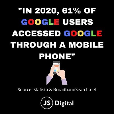 More and more consumers are using mobile searches to find products and services they need. That's why it's important for your business to have a website that's optimized and responsive for mobile devices. You could be missing out on a lot of potential phone calls and e-mails by having an outdated website.

If you're looking to invest in your web presence, contact @johnsottiledigital today. We can help you create a digital marketing strategy that will help yield results. If you already have a website, we can provide you with an SEO audit to identify adjustments you can make to improve your rankings on Google. We can also help you re-design your logo if it needs a refresh. 
.
.
.
.
#websitedesign #webdesign #websitedesigner #smallbusiness #smallbusinessservices #digitalmarketing #digitalmarketingagency #marketingconsultant #johnsottile #jsdigital #statenisland #nyc #newyork #contentmarketing #localseo #searchengineoptimization #searchenginemarketing #businessconsultant #entrepreneur #onlinemarketing #growyourbiz #getclients #statenislandwebdesign #statenislandseo #nycseo #graphicdesign