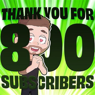 Thank you for 800 subscribers! 💚