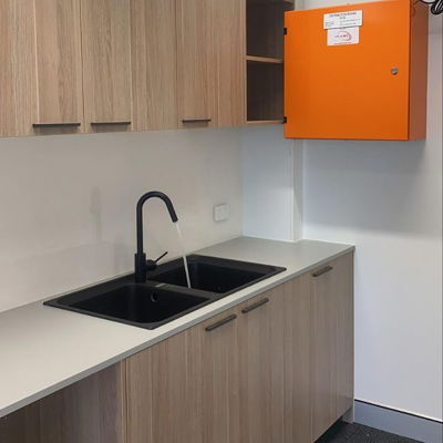 Before and after shots of a Kitchenette in the CBD. We installed a pump out system as there was no access to a drain below us... so we had to go up 😁.

Contact details in bio for any inquiries.

#plumbing #construction #plumber #plumbinglife #plumberslife #kitchendesign #tradie #tradielife