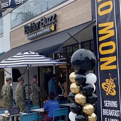 GET BUZZED IN CORONADO 🐝⚡️ Our cafe is finally open & we’re ready to share the buzz 💛 Stop by to hang out & grab a Best Drink Ever!

1305 Orange Ave ☺️