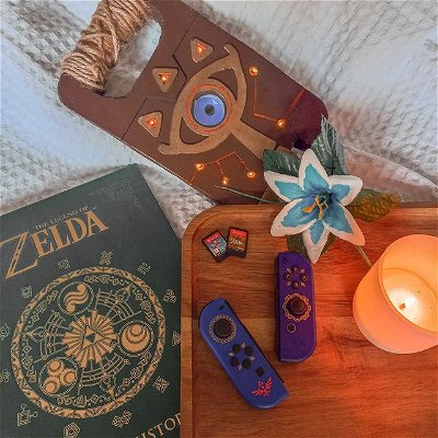 🌿Zelda appreciation🌿

I love the legend of zelda series so much. Breath of the wild was the main reason I got my switch in the first place. So it holds a special place in my heart 🥰

I also made this sheikah slate a few years ago cause I wanted to try out cosplay prop making and now it's a cool decor piece! I wanted to give some love to the legend of zelda joycons too. 

Do you like legend of zelda? If so which is your favourite in the series? I'd love to know 🥰

Please check out my amazing partners too!
🪴 @cozygamerkay
🪴 @spookyxtay
🪴 @pixel.noka
🪴 @shortstackstreams
🪴 @game.with.hayley 
🪴 @comfy.dana
🪴 @retronk_ 
🪴 @clarisse_freak
🪴 @cosycounsellor 

#cozygaming #cosygaming #nintendogamer #cozygamergirl #cozygames #girlswhogame #instagamer #cozy #zelda #legendofzelda #botw #botw2 #gamergirl #aestheticgaming #zeldabreathofthewild #zeldaskywardsword