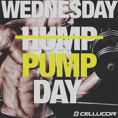 It’s PUMP day! Get in here and get those #gainz