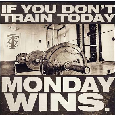 Nah…. We’re not going out like that. It’s about to go down! Let’s beat Monday! #gymlife #mondaygrind