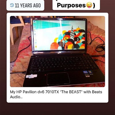 11 Years ago I was saving small amount everymonth to get myself a laptop and on my birth month I gifted myself this. This laptop has helped me in everything and i has some beautiful memories attached with it 🥰 #memories #life #firstgift #selflove #selfgift #love #motivation #earning #learning