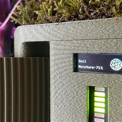 🌱 Automation

Introducing the automatic plant monitoring/watering system. 

Complete with a capacitive moisture sensor, 128x32 OLED LCD, 9 Segment Bar Graph LED, Micro Submersible Pump, all of which controlled by an Arduino Nano with the help of a Power Module. 

The 9 segment LED and 128x32 display help visualize the moisture level in the planter, while the submersible motor helps behind the scenes to supply water to the plant once a sub 20% moisture level is reached. 

This is my entry into the @snapmakerinc #reviveinspring design challenge, centered around plants. 

If you enjoyed this post and want to stay up to date on my next project then consider following @atom.engineering for more projects related to 3D printing, Arduino Projects and Design. 📐
•
•
•
•
#microcontrollers #arduino #arduinoproject #soil #sensor #3dprinting #plants #planter #automation #lcd #display #soldering #microelectronics #water #wateringsystem #snapmaking #reviveinspring #customdesigns #DIY #led #designengineer #diyprojects #3dprinting #projects #prototype #atom_engineering #atomdesigns