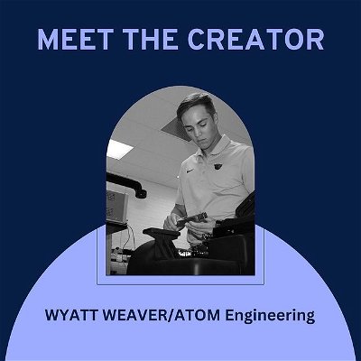 Meet Wyatt Weaver/ ATOM Engineering👋👋👋

Wyatt was one of the first Creators to join the Vulkaza marketplace and contribute significantly to its development by providing insightful feedbacks💯

Wyatt’s Vulkaza experience👇

”When Vulkaza asked me to join their platform as a creator I was ecstatic, being able to leverage Vulkaza’s print-on-demand infrastructure and services allows my designs to be enjoyed by everyone, regardless of owning a 3D printer”- Wyatt Weaver.

In addition, we've prepared a full interview with Wyatt, so make sure to check it out🔥👉🏻https://bit.ly/3tnoffC

Find his products👉🏻 https://bit.ly/3NW04OV

#vulkaza #atomengineering #creator #design #productdesign #inspiration #ondemand #sustainable #marketplace