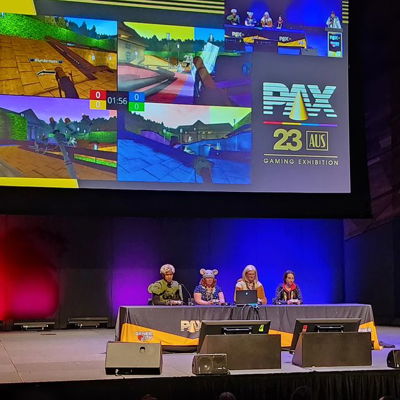Last photos of day one at #paxaus #paxaus2023 with dinner as well.