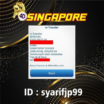 Selamat Kepada ID : syarifjp99 telah melakukan WD sebesar 855rb di #4dsingapore

Mau seperti syarifjp99?
Yuk mari di sini saja
https://heylink.me/slotagen88