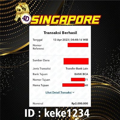 Selamat Kepada ID : keke1234 Telah Melakukan WD sebesar 2jt di #4dsingapore
Mau Seperti keke1234 ?
Yuk Mari hanya di sini
Link bisa cari dari google dengan Kata "SLOT4DSINGAPORE"
#slotonline #daftarslot #slotgacor #slot4dsingapore