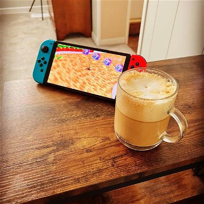 Morning Coffee & Mario Kart 8 Deluxe 🕹😊
.
.
How is everyone else spending their morning before work? 
.
.
#explorepage #viral #trending #aesthetic #photography #gaming #gaminglife #gamingcommunity #gamingposts #gamingphotography #gamingchannel #gamingpost #gamer #gamerlife #gamer4life #gamernerd #gamersofinstagram #gamergram #nintendoswitch #nintendo #nintendoswitcholed #nintendofan #mariokart #mariokart8deluxe #mario #nespresso #nespressomoments #nespressovertuo #coffee #coffeelover