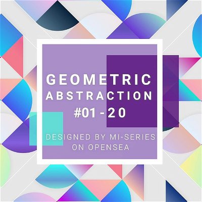 A Series Of 20 “Geometric Abstraction” Arts Just Listed On @opensea . Only Available For 3 Days.

20 Minimal Geometry Based Arts. 

Link On Bio.

#openseanft #astro #2d #nft #art #iridescent #nftarts #gradient #infinite #minimal #geometry #oddly #physics #digitalart #smooth #mograph #perfection #fun #render #mesmerizing #installation #shapes #abstract