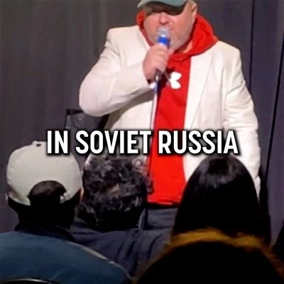 In Soviet Russia #ussr #standupcomedy #standup #comedy #crowdwork #losageles #lacomedy #comedyreels #comedyclub #comedyreel #livecomedy #losangelescomedy #soviet #humor @comedyblvdla
