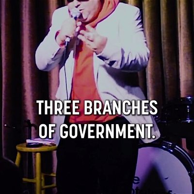3 branches of government - Standup at the Other Show with @lizzierose #standupcomedy #comedyreels