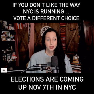📣If you don’t like the way NYC is RUNNING... VOTE A DIFFERENT CHOICE on NOV 7th #vote #votenyc #VoteThemAllOut 

Stop voting for Elected Officials supporting policies that are killing the spirit of NY and hurting our pockets, our lifestyle, our neighborhoods.

Show up.
Get Involved. Participate.
You are needed.... 

Notable Candidates: 
Paul Rodríguez @rodriguezfornyc 
Vickie Paladino @cmvpaladino 
Elizabeth Golluscio @elizabeth4nyc